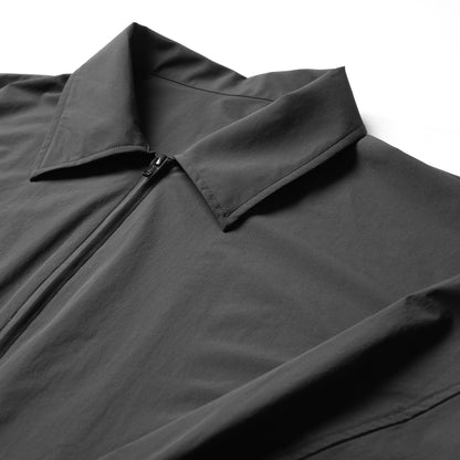 Oversized Nylon Shirts - Black